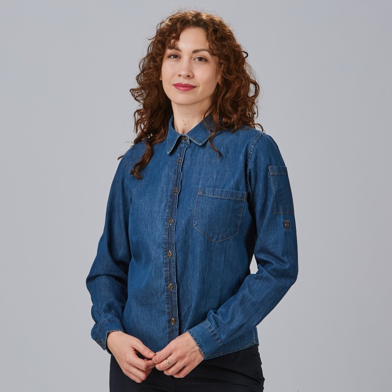 Camisa Mujer Tejano Fino Lavado Valeria | Union Workwear