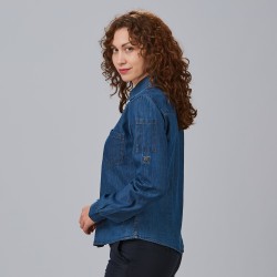 Camisa Mujer Tejano Fino Lavado Valeria | Union Workwear