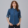 Camisa Mujer Tejano Fino Lavado Valeria | Union Workwear