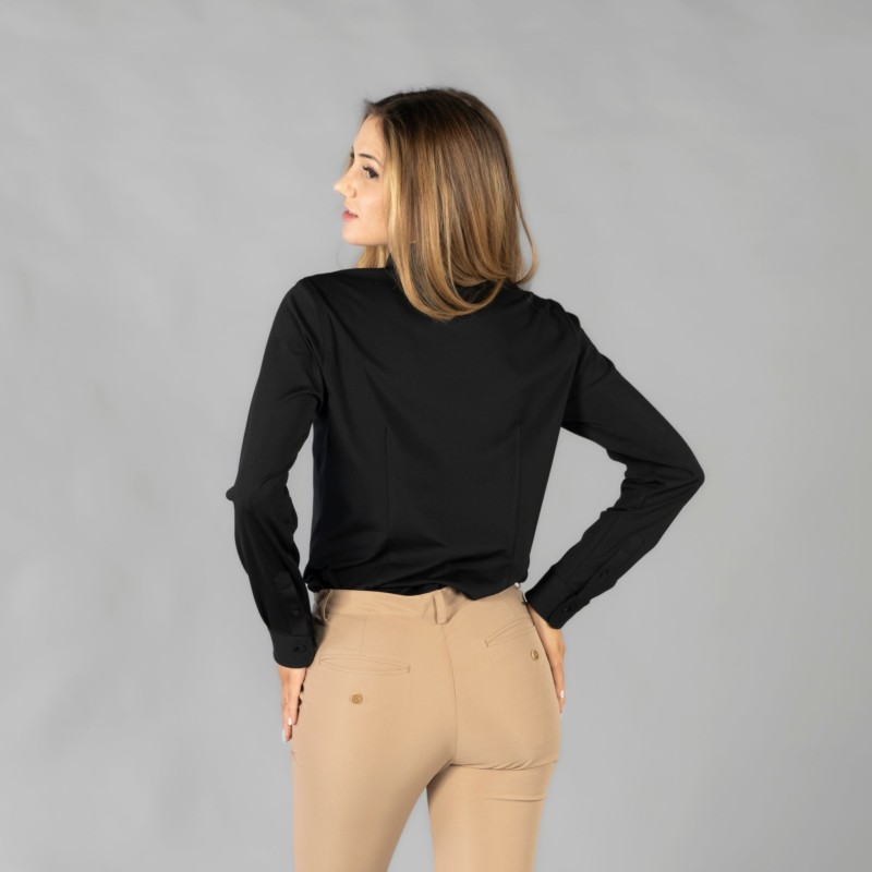 Camisa Mujer Interlock Cuello Camisero Cerdeña | Union Workwear