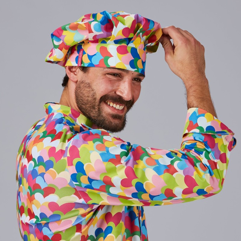 Gorro Gran Chef Heart Algodon Agatha | Union Workwear