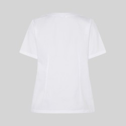 Blusa Mujer Sanitaria Boton Presion M/C | Union Workwear