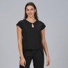 Blusa Mujer Escote Lagrima M/C Petra | Union Workwear