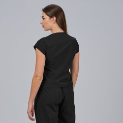 Blusa Mujer Escote Lagrima M/C Petra | Union Workwear