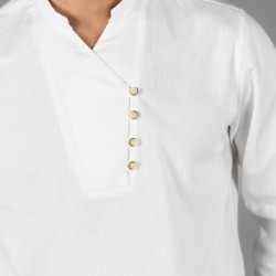 Camisa Hombre Chambray Cuello Mao Nias | Union Workwear