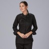Chaqueta Cocina Mujer Saten Algodon Sola | Union Workwear
