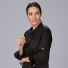 Chaqueta Cocina Mujer Saten Algodon Sola | Union Workwear