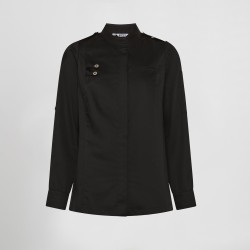 Chaqueta Cocina Mujer Saten Algodon Sola | Union Workwear