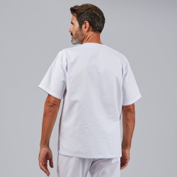 Blusa Sanitario Unisex Pico Botones | Union Workwear