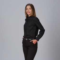 Camisa Mujer M/L C/Mao Pop. | Union Workwear