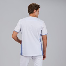 Blusa Hombre Escote Pico Combinada M/C Gael | Union Workwear