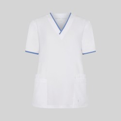 Blusa Hombre Escote Pico Combinada M/C Gael | Union Workwear