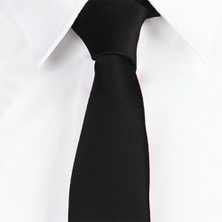 Corbata Sin Nudo De Pala Estrecha | Union Workwear