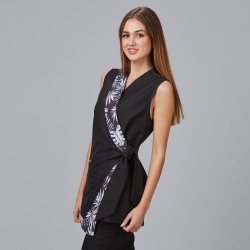 Blusa Mujer Cuello Smoking Ficus | Union Workwear