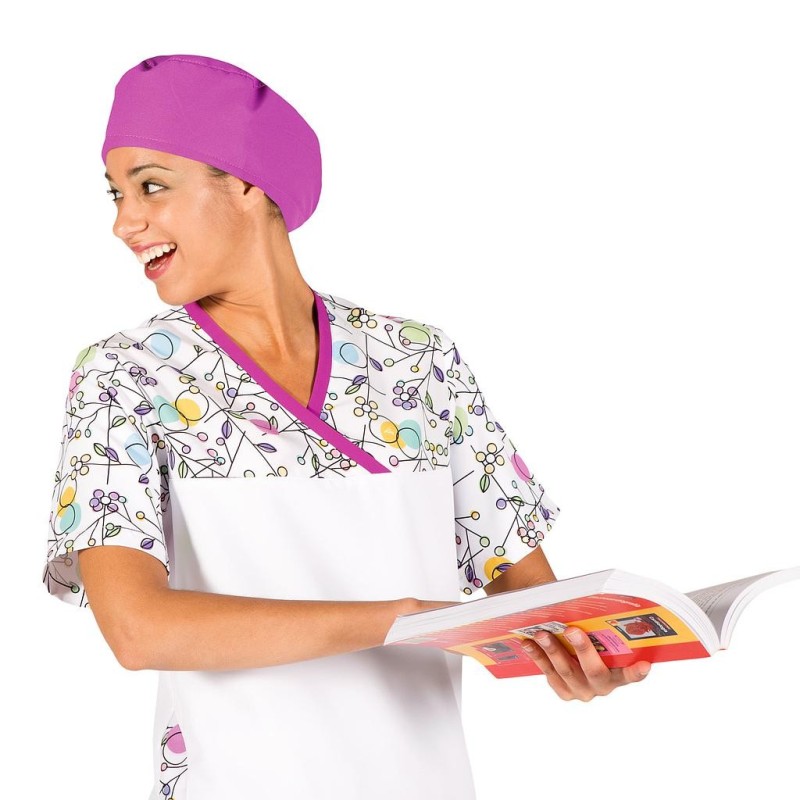 Blusa Mujer Pico Circulos | Union Workwear