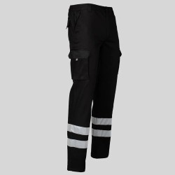 Pantalon Unisex Multibolsillos Elastico Gamo 2 Bandas Reflectantes | Union Workwear