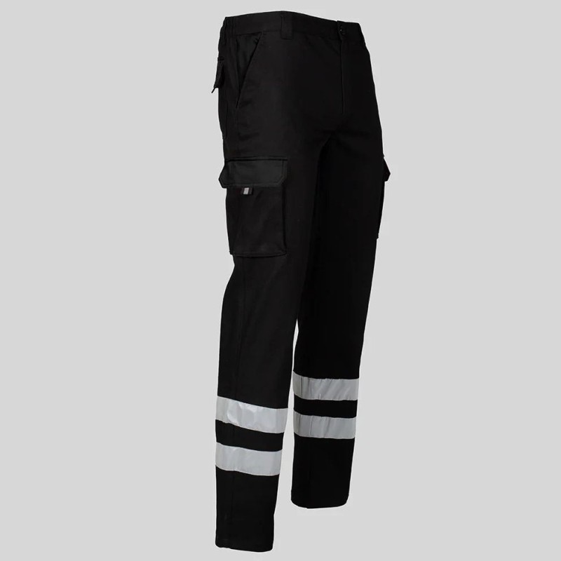 Pantalon Unisex Multibolsillos Elastico Gamo 2 Bandas Reflectantes | Union Workwear