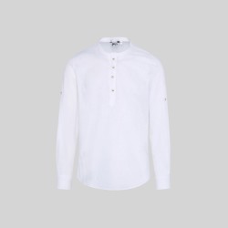 Camisa Hombre Lino/Cotton Cuello Mao Tiwi | Union Workwear