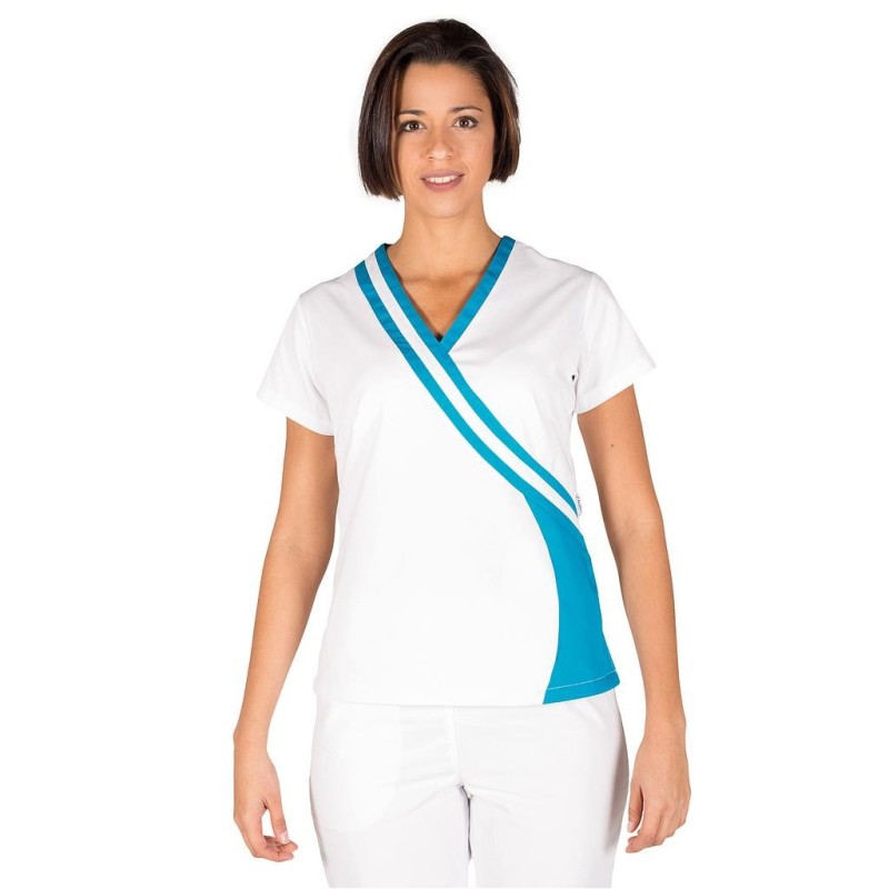 Blusa Sanitario Mujer Combinada | Union Workwear