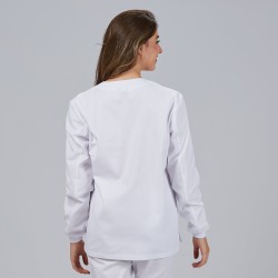 Blusa Sanitario Unisex Pico M/L Puño Acrilico | Union Workwear