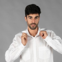 Guayabera Hombre Cuello Camisero Salomon | Union Workwear