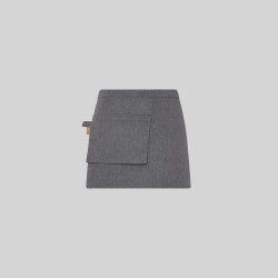 Delantal Corto Bolsillo Cartera Sarga Reciclada 35X67 Cm | Union Workwear