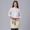 Delantal Sin Peto Esterilla Tejido Organico 45X68 Cm | Union Workwear