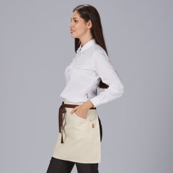 Delantal Sin Peto Esterilla Tejido Organico 45X68 Cm | Union Workwear