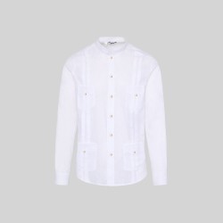 Guayabera Hombre Cuello Mao Borneo | Union Workwear