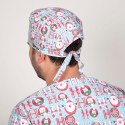 Gorro Cirujano Tiras Navidad Santas | Union Workwear