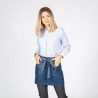 Delantal Corto Lavado Tejano Añil 40X69 Cm | Union Workwear