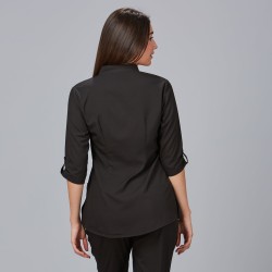 Blusa Mujer Cuello Mao Vinca | Union Workwear