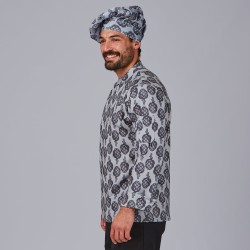 Chaqueta Cocina Unisex Estampada Vazquez | Union Workwear