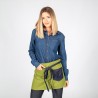 Delantal Corto Lavado Sarga Combi Tejano Añil 40X69 Cm | Union Workwear