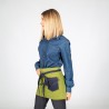 Delantal Corto Lavado Sarga Combi Tejano Añil 40X69 Cm | Union Workwear