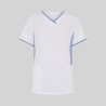 Blusa Mujer Escote Pico Combinada M/C Cleo | Union Workwear