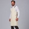 Delantal Con Peto Esterilla Tejido Organico 91X74 Cm | Union Workwear