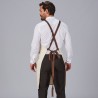 Delantal Con Peto Esterilla Tejido Organico 91X74 Cm | Union Workwear