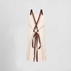 Delantal Con Peto Esterilla Tejido Organico 91X74 Cm | Union Workwear