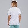 Blusa Mujer Abierta Cuello Mao M/C Ylena | Union Workwear