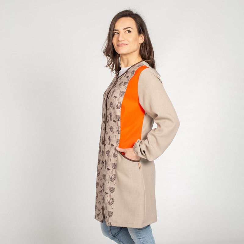Bata Mujer Sabana Tejido Reciclado | Union Workwear