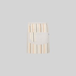 Delantal Corto Rayas Combinado 45X74 Cm | Union Workwear