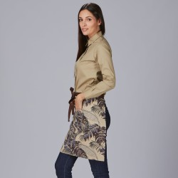 Delantal Corto Estampado Flores 50X74 Cm | Union Workwear