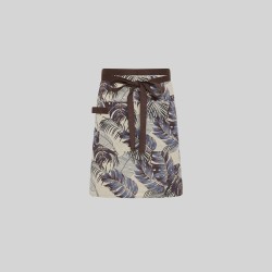 Delantal Corto Estampado Flores 50X74 Cm | Union Workwear