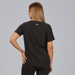 Blusa Mujer Abierta C/Pico M/C Dulcinea | Union Workwear
