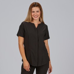Blusa Mujer Abierta C/Pico M/C Dulcinea | Union Workwear