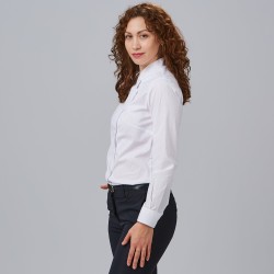 Camisa Mujer Fil A Fil C/Cocinero Angelica | Union Workwear