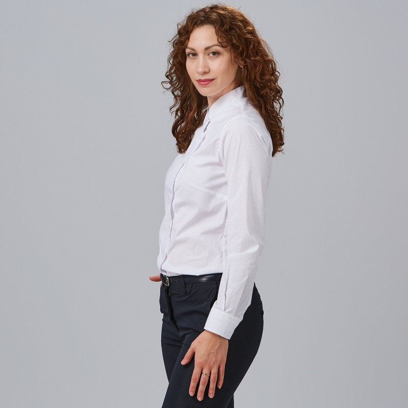 Camisa Mujer Fil A Fil C/Cocinero Angelica | Union Workwear