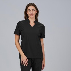Blusa Mujer Cerrada Bolsillos M/C May | Union Workwear