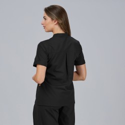 Blusa Mujer Cerrada Bolsillos M/C May | Union Workwear
